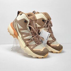 SALOMON WOMEN'S X ultra 360 mid gore-tex plum kitten hiking boots Size 10 NEW